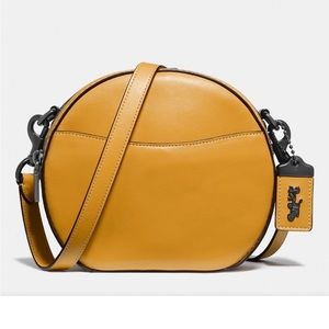 Coach 1941 Canteen Crossbody Bag Glovetanned Leather Honeycomb Yellow